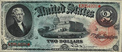 2 доллара 1869 года